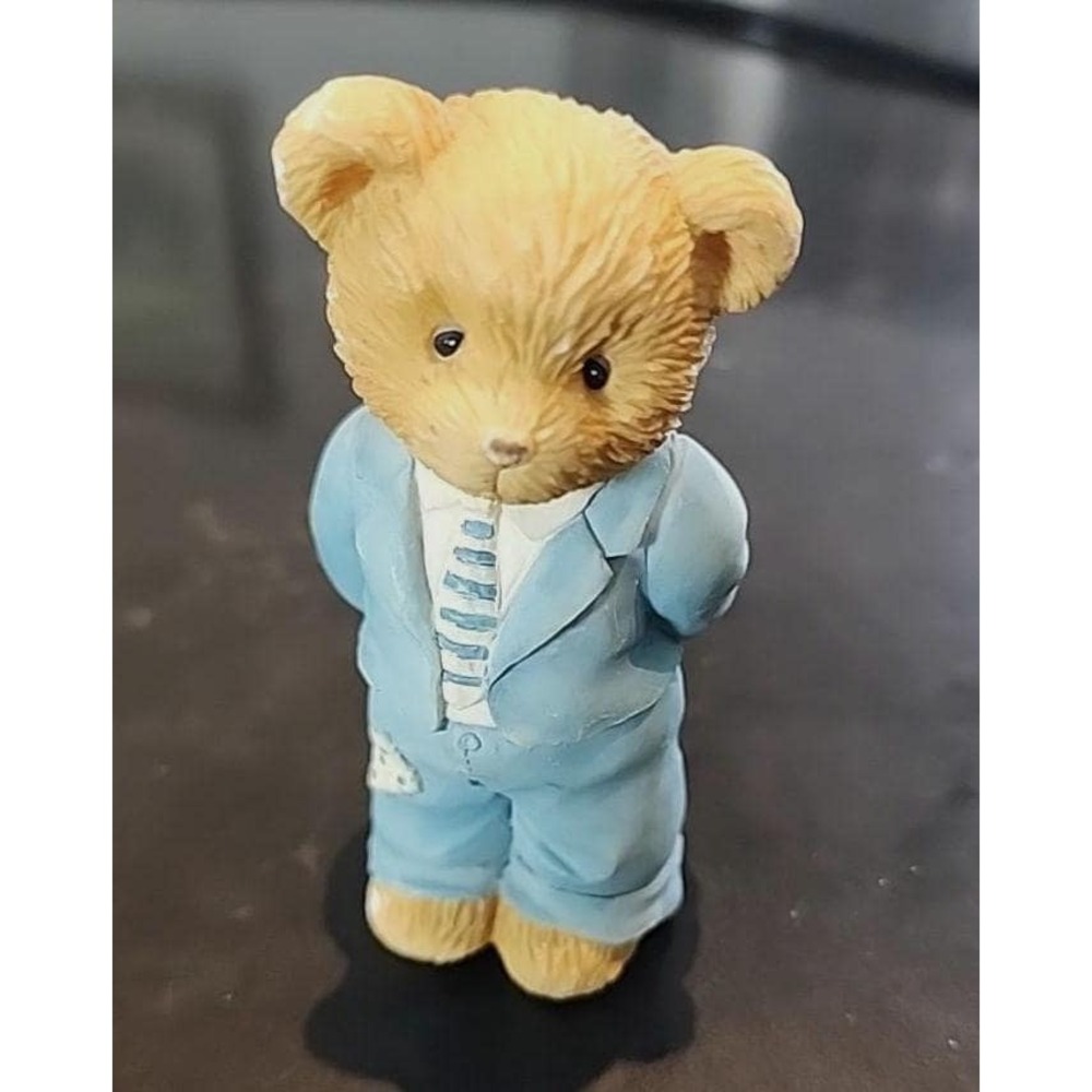 Cherished Teddies A Father Is A Bearer of Strength Enesco Figurine 624888 1993